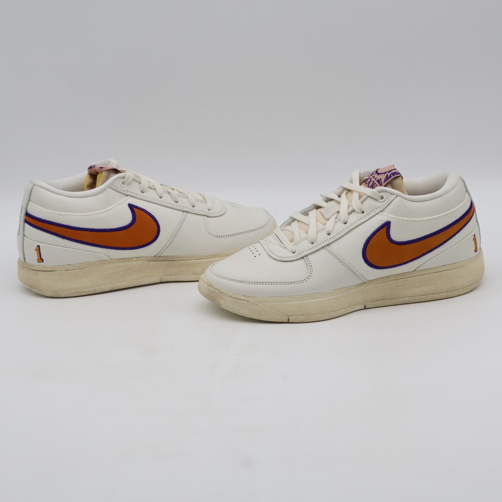 FJ4250-106 Nike Book 1 Sail  Court Purple Clay Orange (Men's)