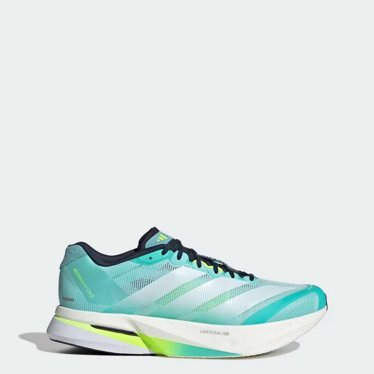 JS4945 adidas Adizero Boston 13 Blue Cloud White Lucid Lemon (Men's)