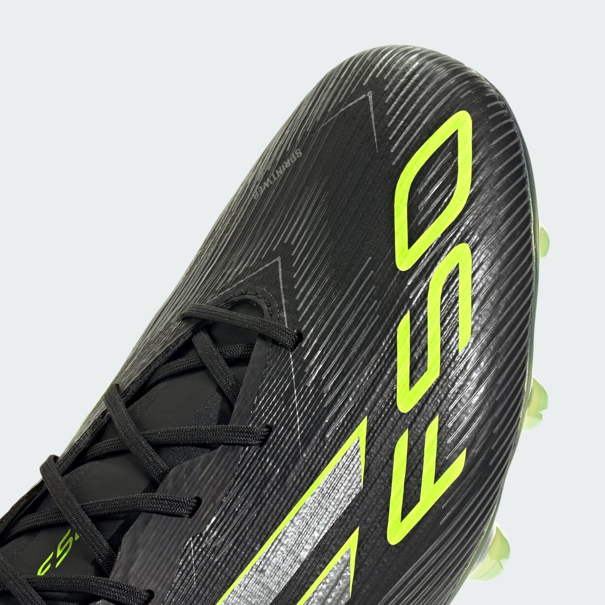 JR1702 adidas F50 Elite HG AG Japan Core Black Iron Metallic Lucid Lemon (Men's)