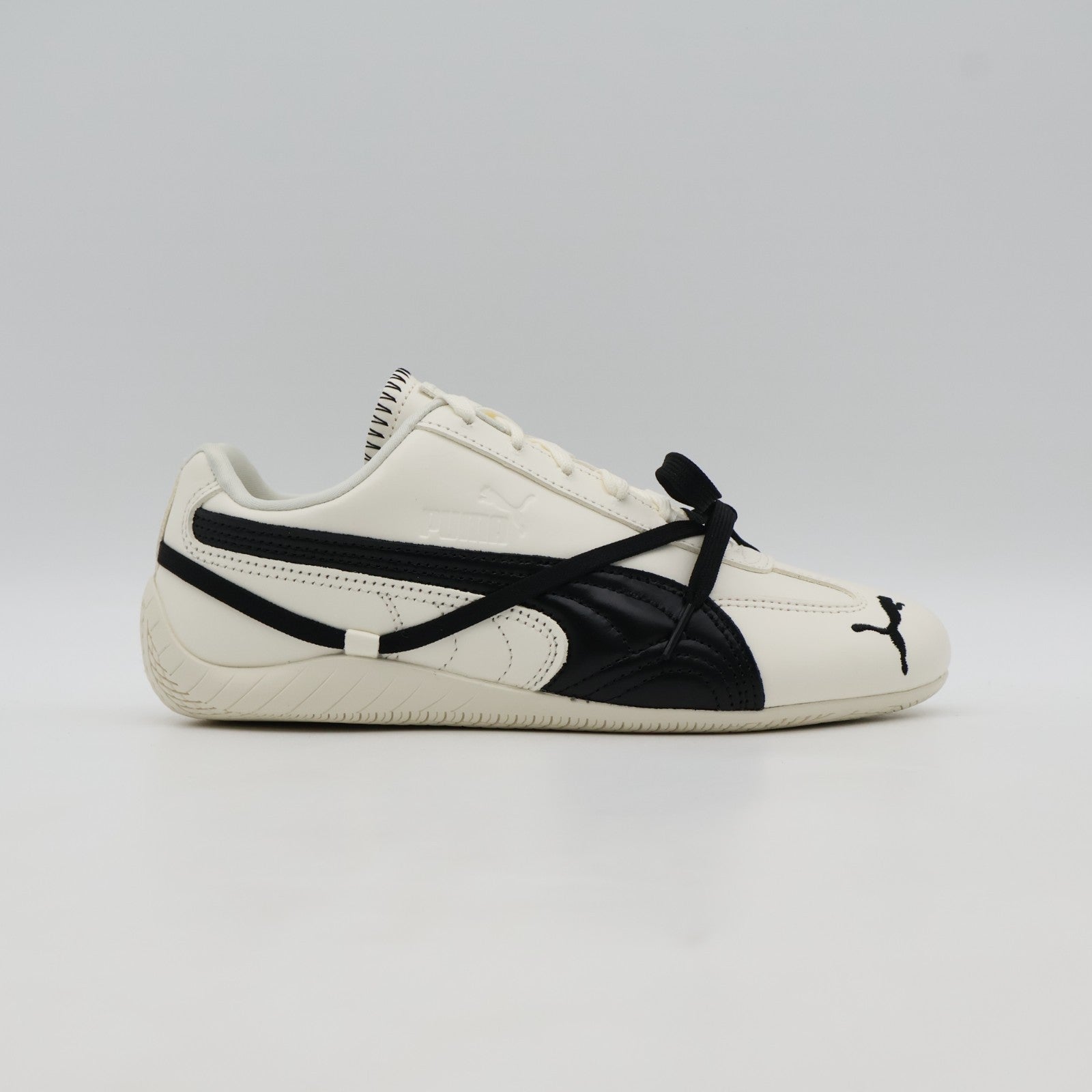404390-01 BLACKPINK ROSE Puma Speedcat LEA Warm White PUMA Black (Women's)