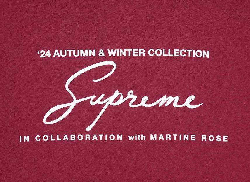 Supreme Martine Rose Tee Cardinal
