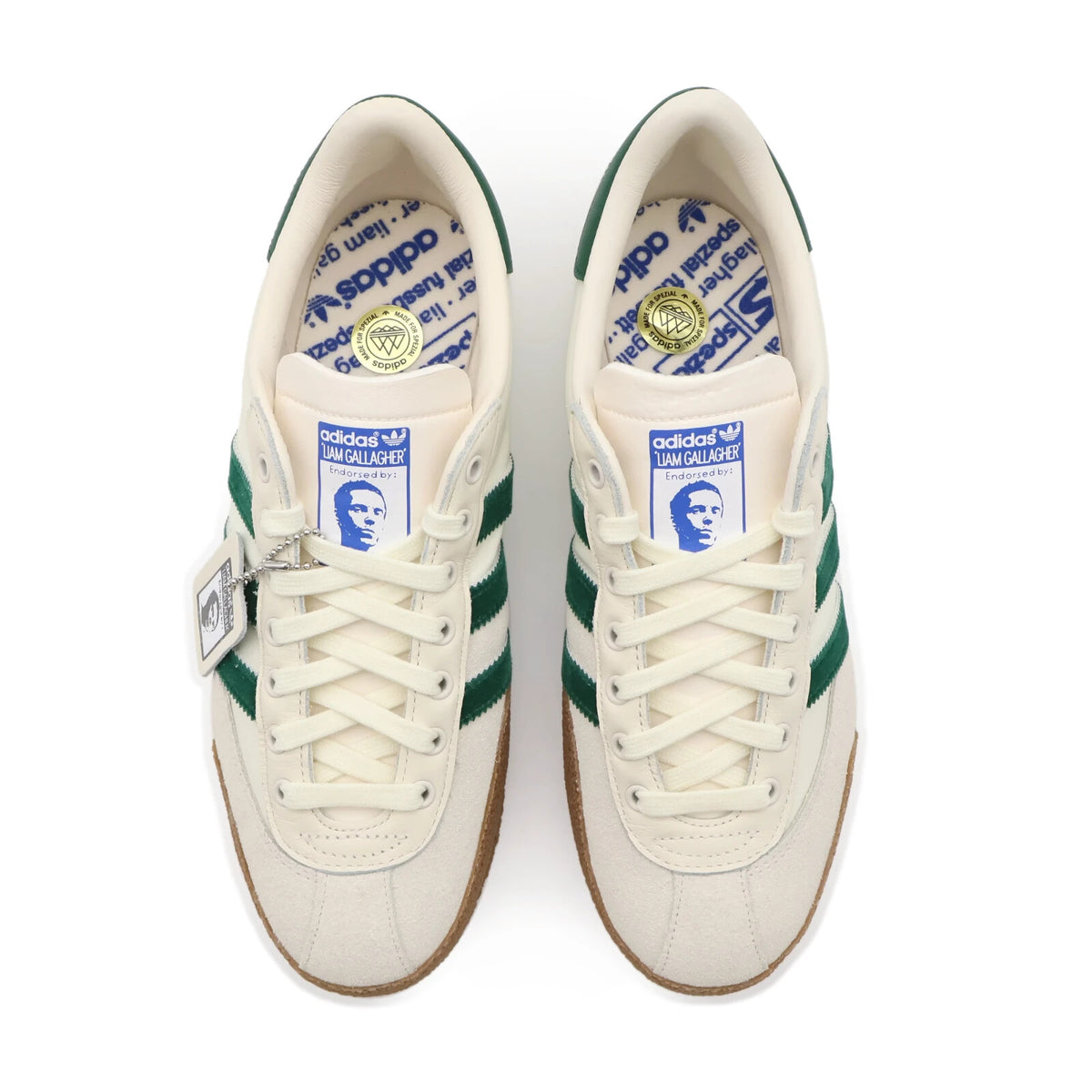 IF8358 Liam Gallagher adidas LG2 SPZL College Bottle Green Cream White (Men's)
