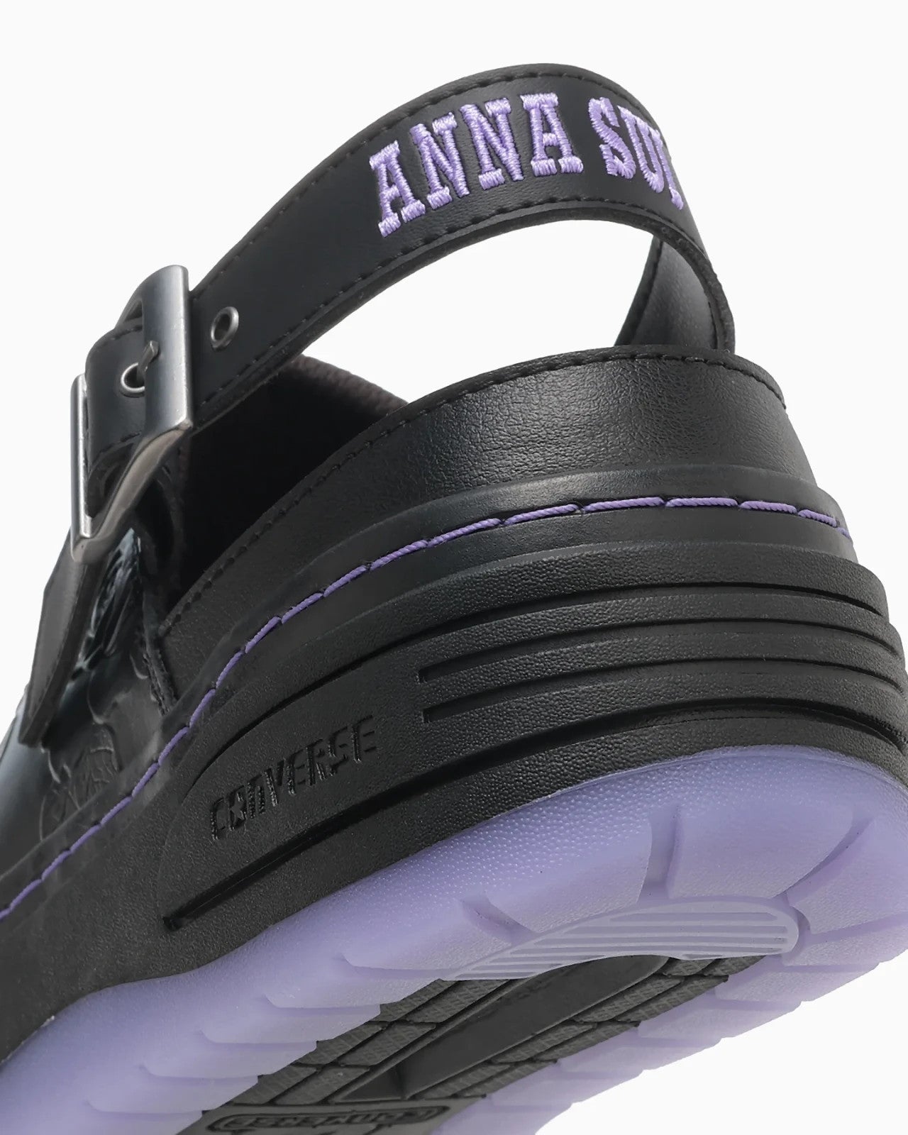 33702710 ANNA SUI Converse Weapon PLTS CLG OX Black Purple (Women's)