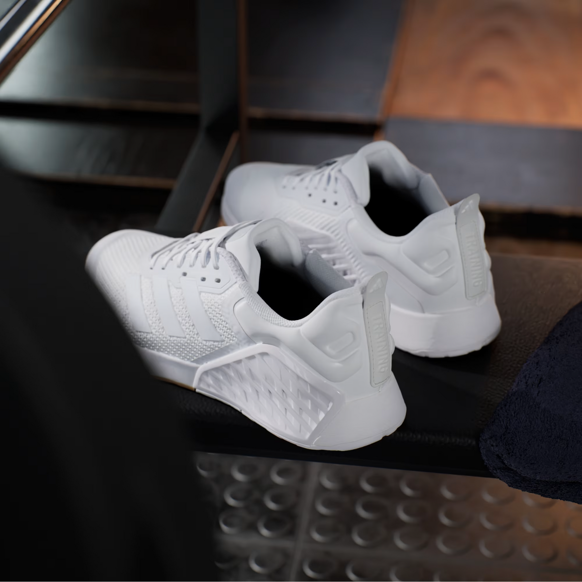 ID8628 adidas Dropset 3 Cloud White Crystal White (Men's)