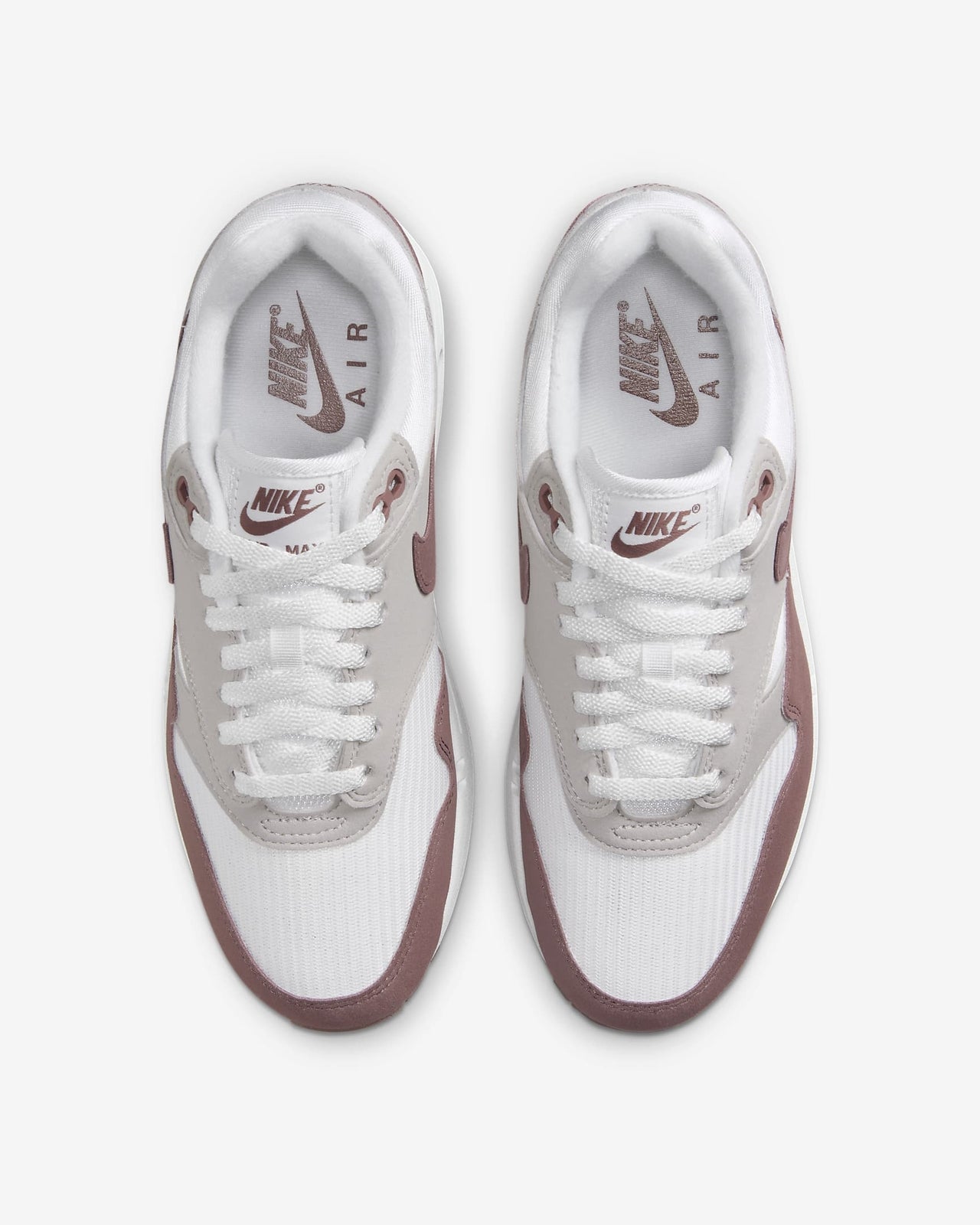 DZ2628-104 Nike Air Max 1 Summit White Light Iron All Smoky Mauve (Women's)