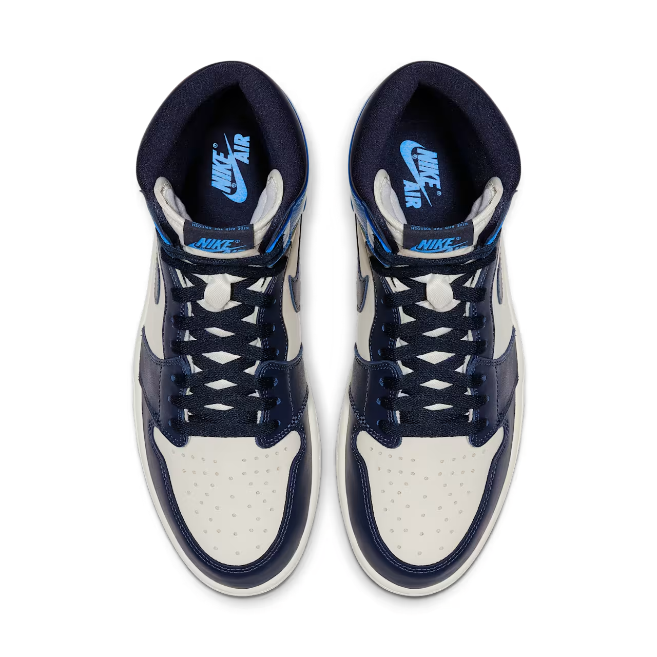 555088-140 Nike Air Jordan 1 Retro High OG "Obsidian/University Blue" (Men's)