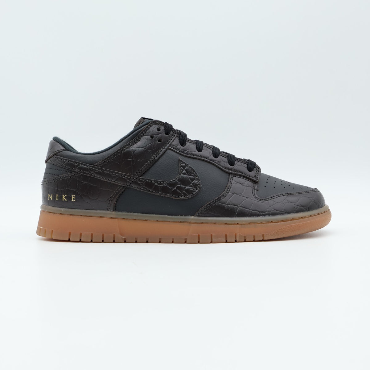 DV1024-010 Nike Dunk Low Velvet Brown and Black (Men's)