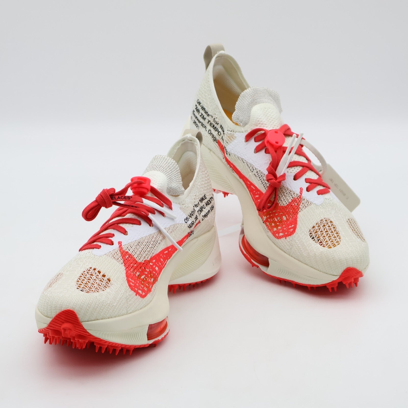 CV0697-100 Off-White Nike Air Zoom Tempo Next% Flyknit Solar Red (Men's)