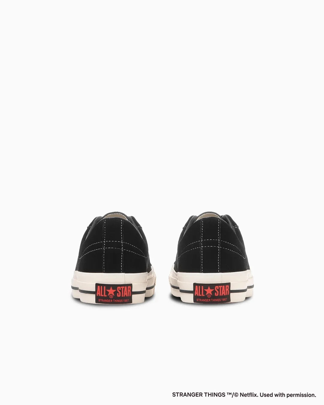 33702430 Stranger Things 5 Converse One Star Suede Black (Men's)