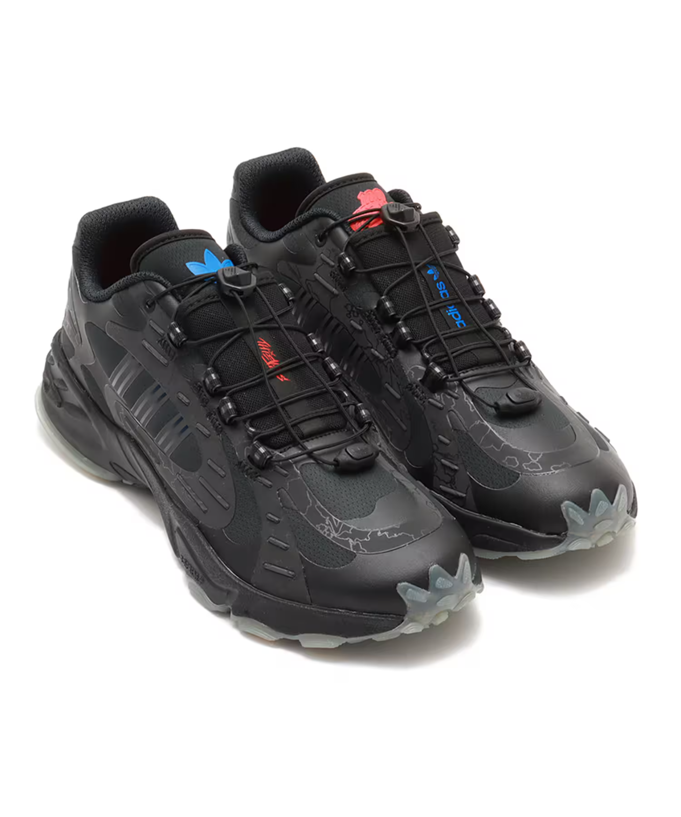 JR5538 100 Thieves adidas Originals Savage Core Black Silver Pebble (Men's)