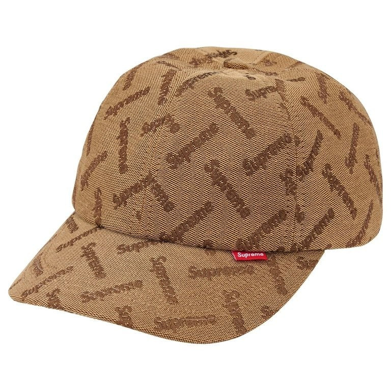 Supreme Monogram Jacquard 6-Panel Tan