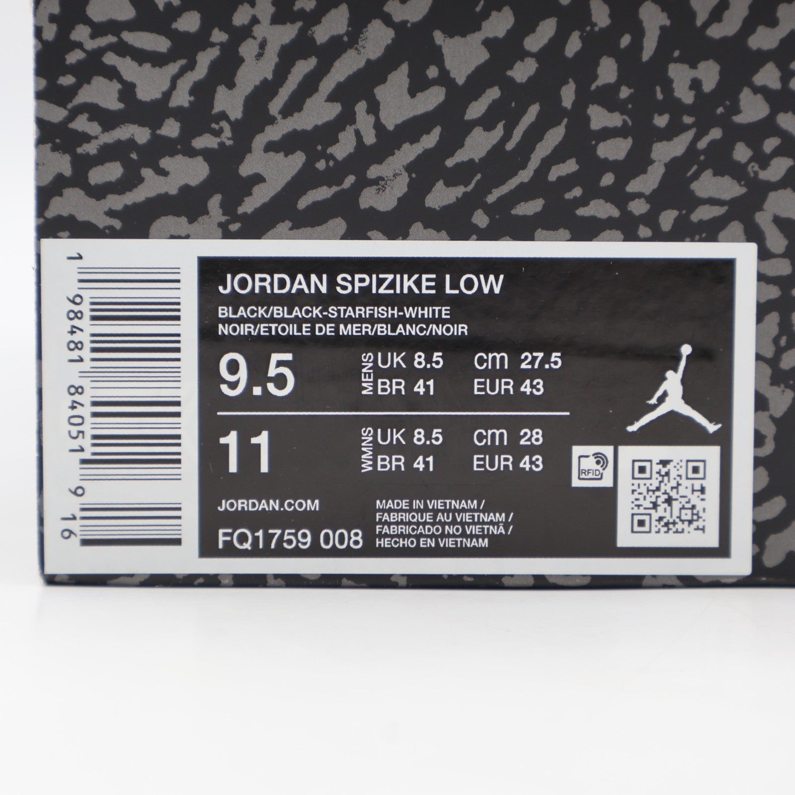 FQ1759-008 Nike Jordan Spizike Low Safari (Men's)