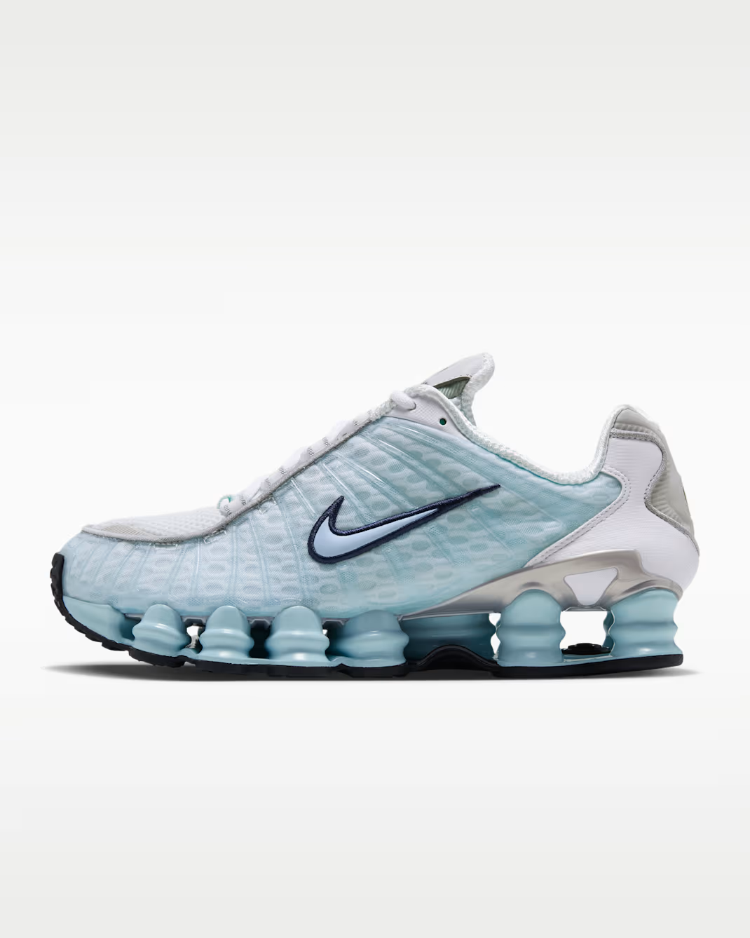 AR3566-012 Nike Shox TL "Neutral Grey/Navy" (Women's)