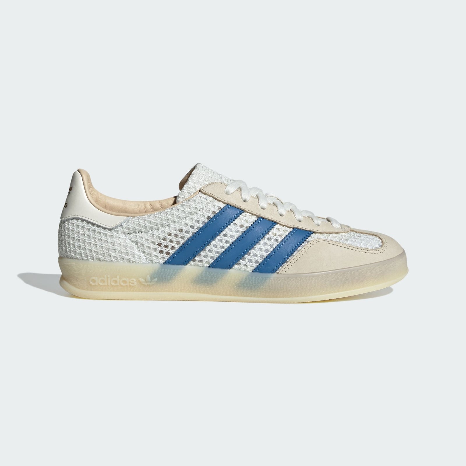 JH5419 adidas Originals Gazelle Indoor Off White Focus Blue Warm Vanilla (Men's)