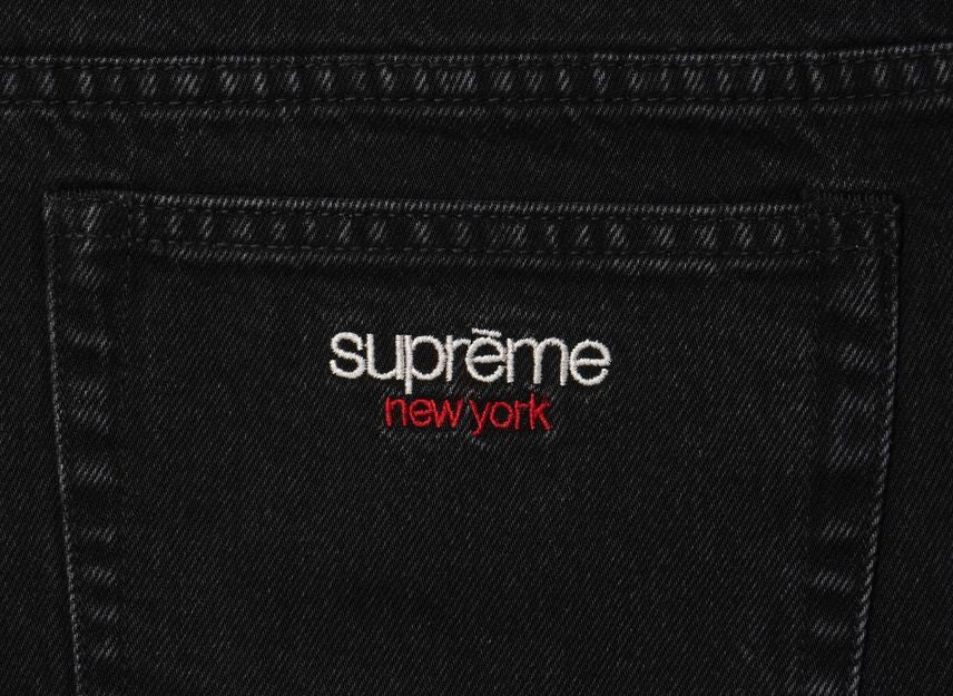 Supreme Baggy Jean Black (25SS)