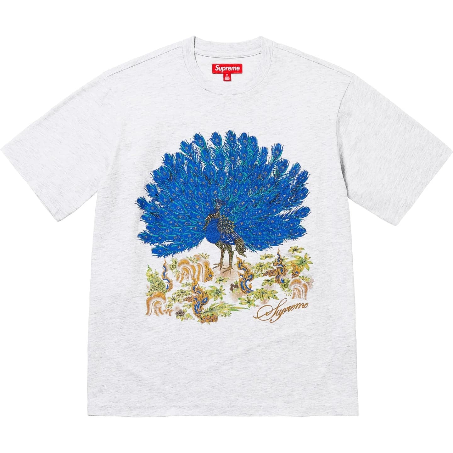 Supreme Peacock S/S Top Ash Grey