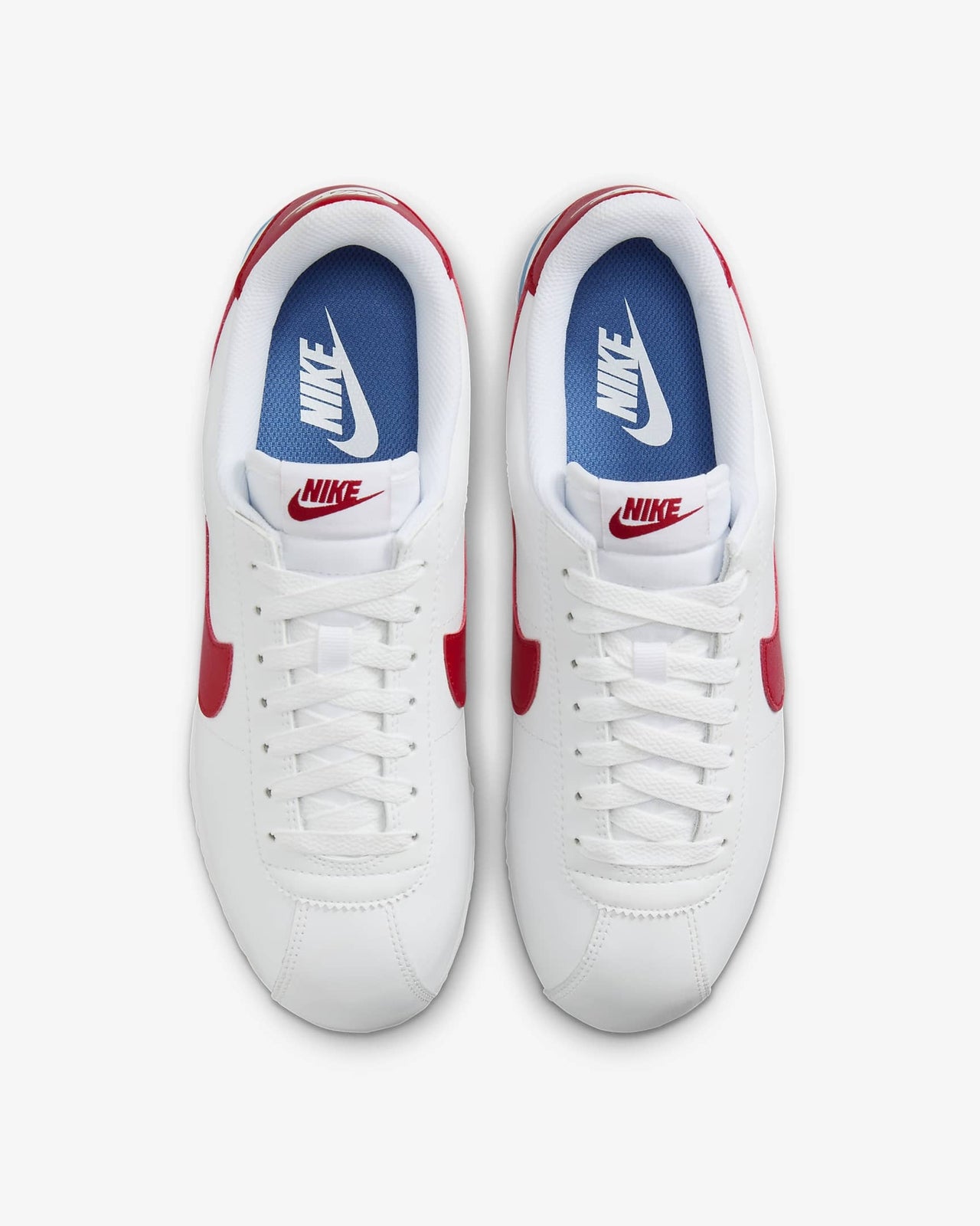 DN1791-108 Nike Cortez Leather White Varsity Blue Varsity Red (Women's)