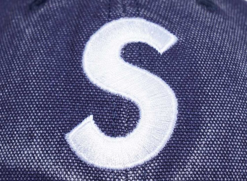 Supreme Pigment S Logo 6-Panel Navy