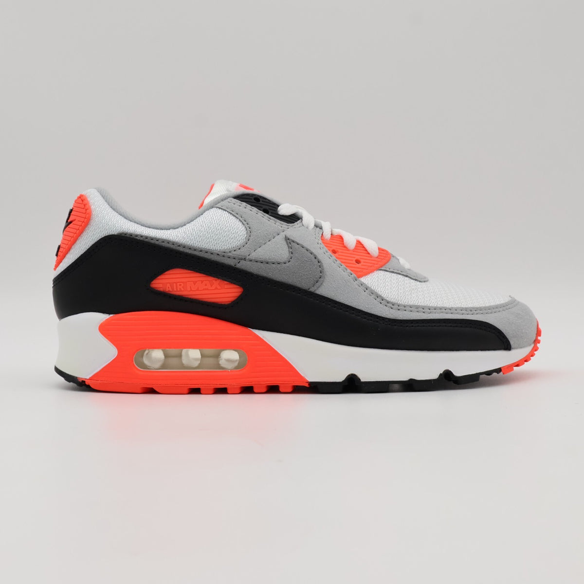 CT1685-100 Nike Air Max 90 III Infrared Radian Red White Black Cool Gray (Men's)