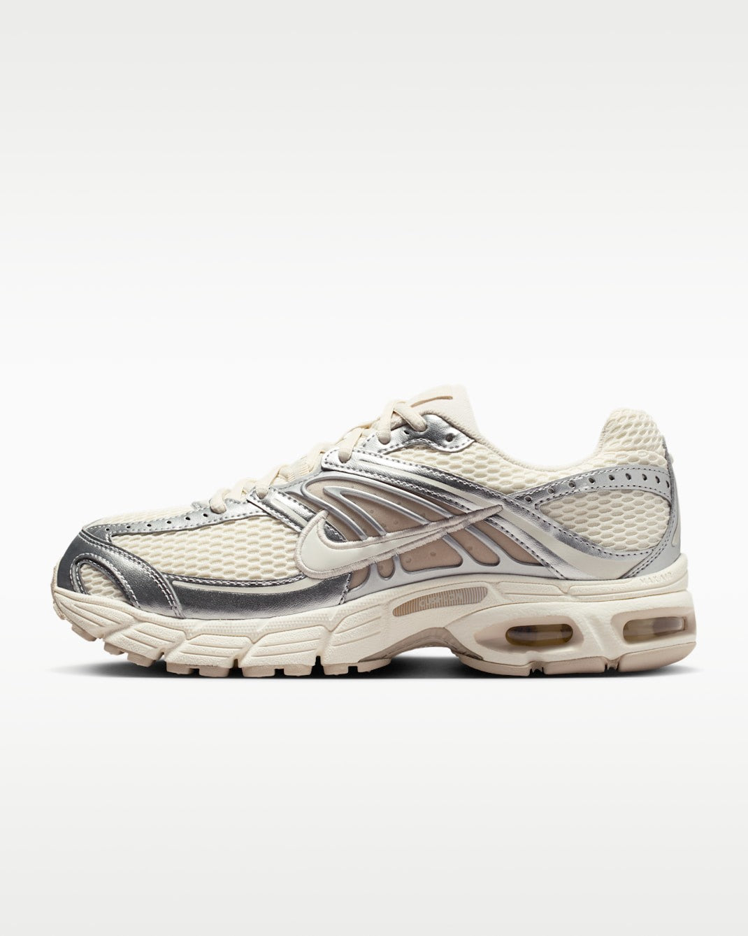 HQ2056-108 Nike Women's Air Max Moto 2K Pale IvoryMetallic Silver (Women's)