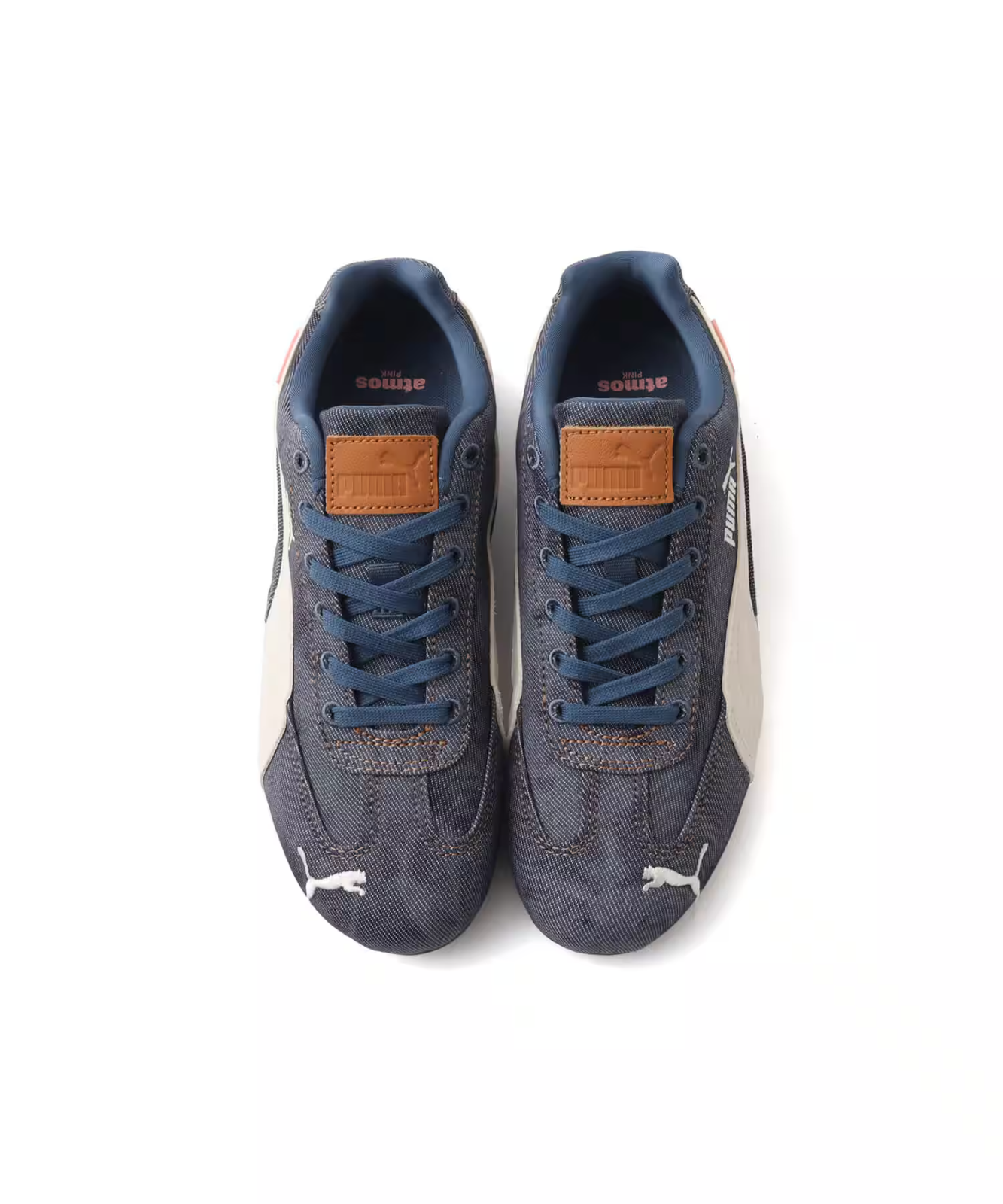 406918-01 atmos Pink Puma Speedcat Denim Dark Indigo Warm White (Women's)