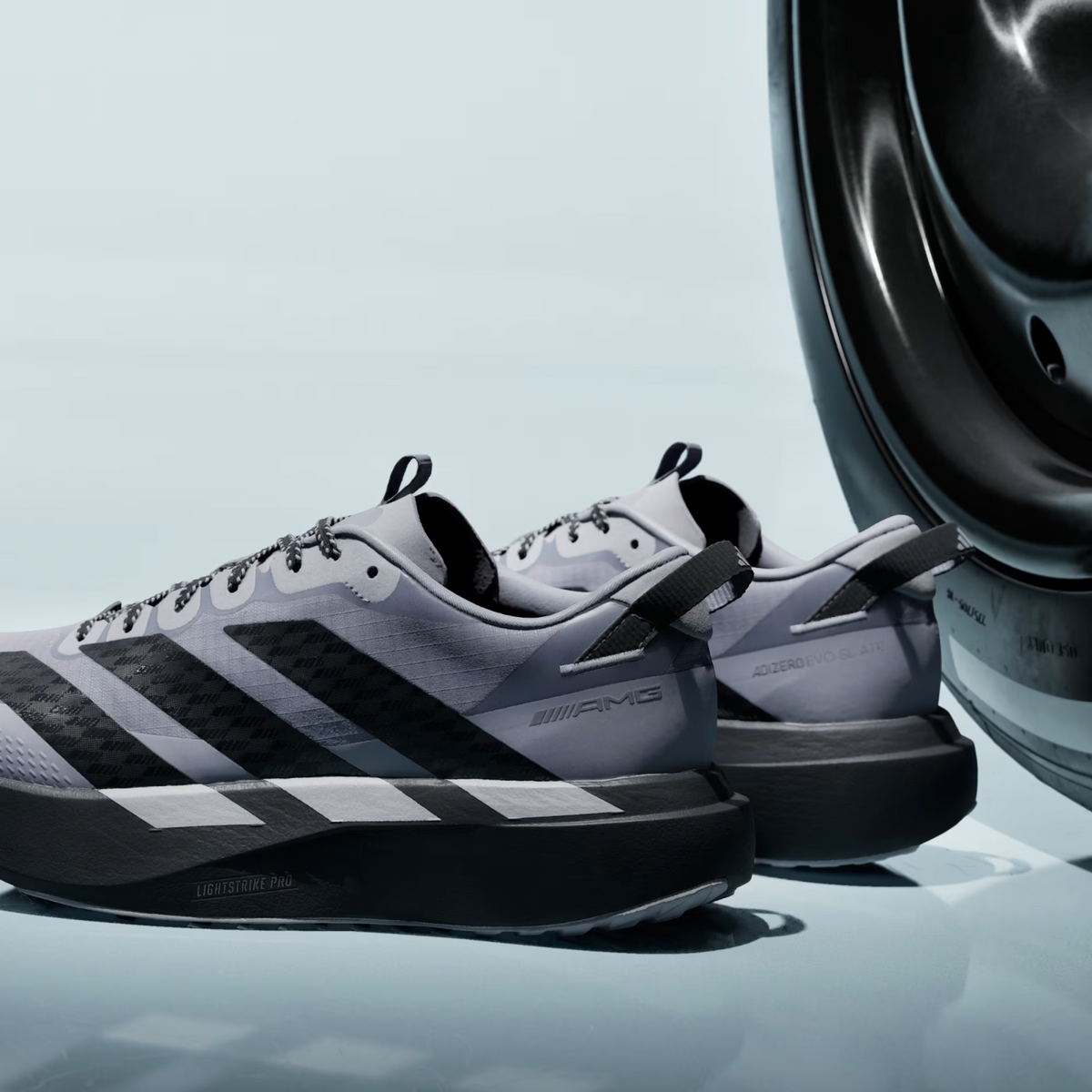 KI7909 Mercedes Amg Ã adidas Adizero Evo SL ATR "Glory Grey/Core Black" (Men's)