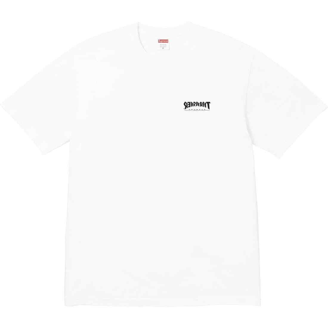 Supreme Thrasher Cross Tee White