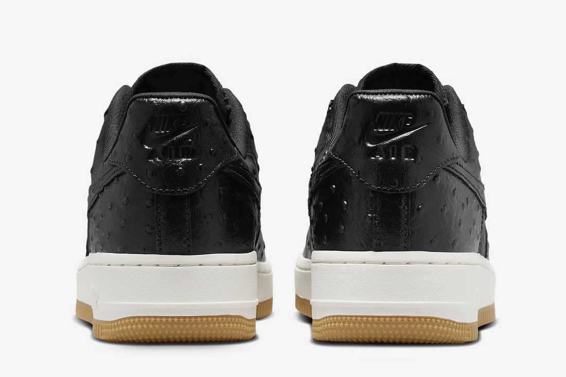 DZ2708-002 Nike Air Force 1 Low Black Ostrich (Women's)