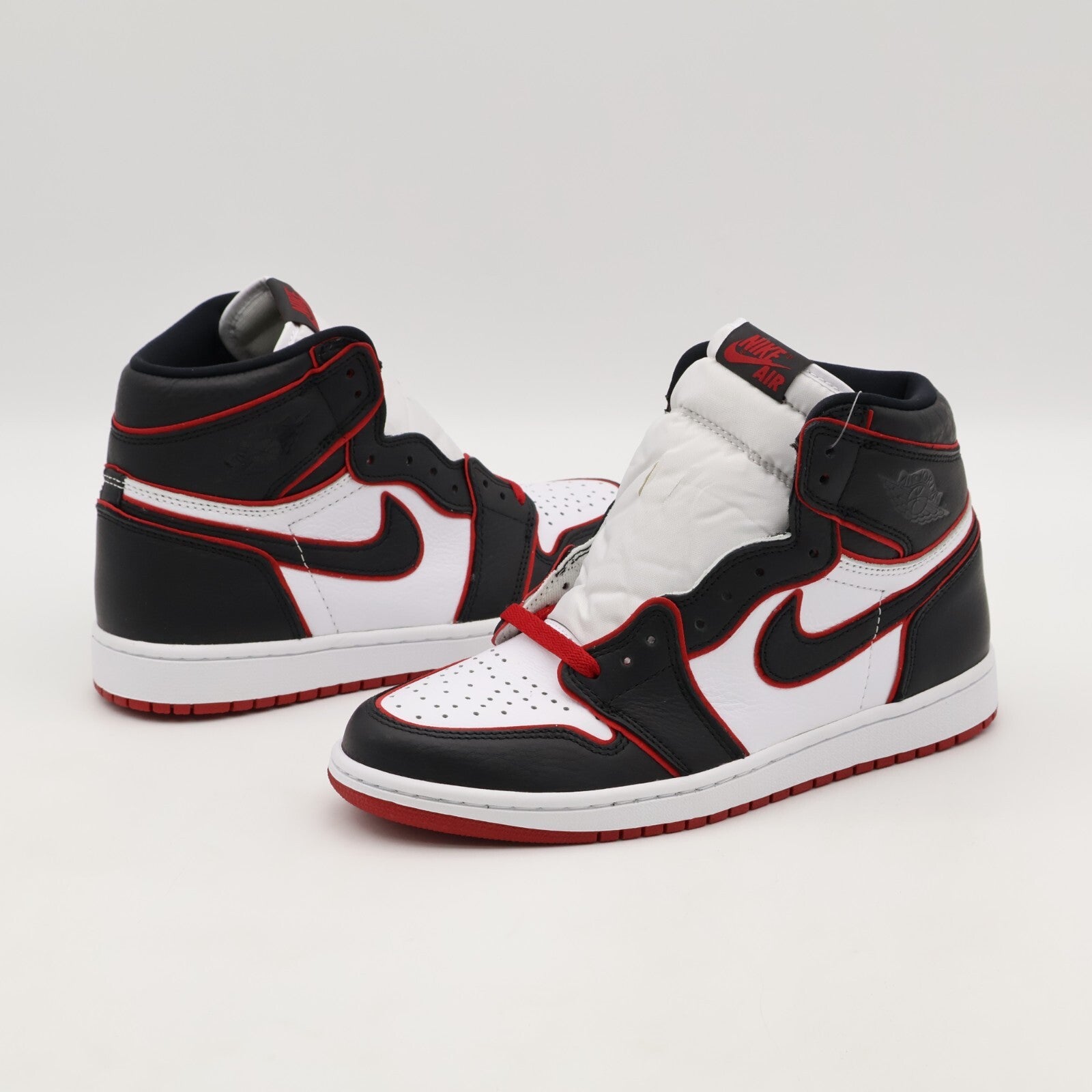 555088-062 Nike Air Jordan 1 Retro High OG Blood Line Black Gym Red (Men's)