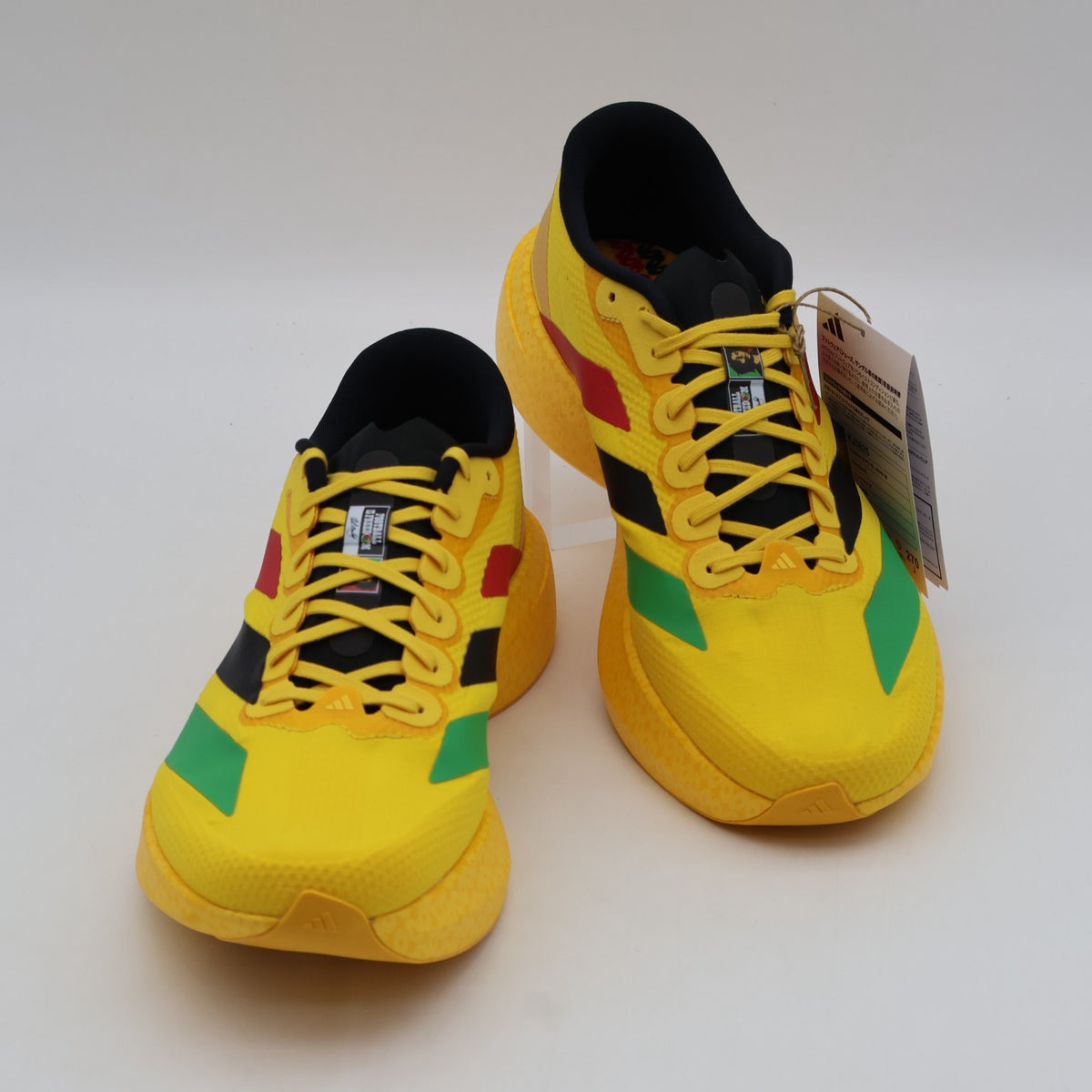KJ3625 Bob Marley adidas Adizero Evo SL Bold Gold Vivid Green Pure Ruby (Men's)