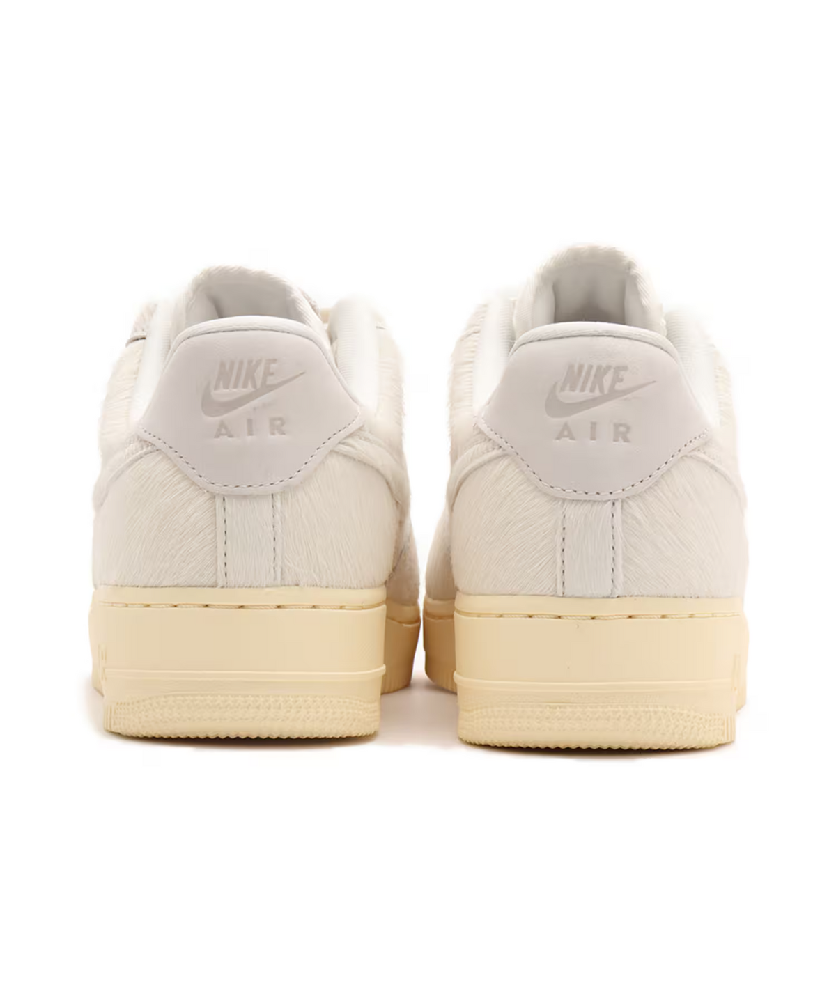 II7398-100 Nike Air Force 1 Low Faux Pony Hair White (Women's)