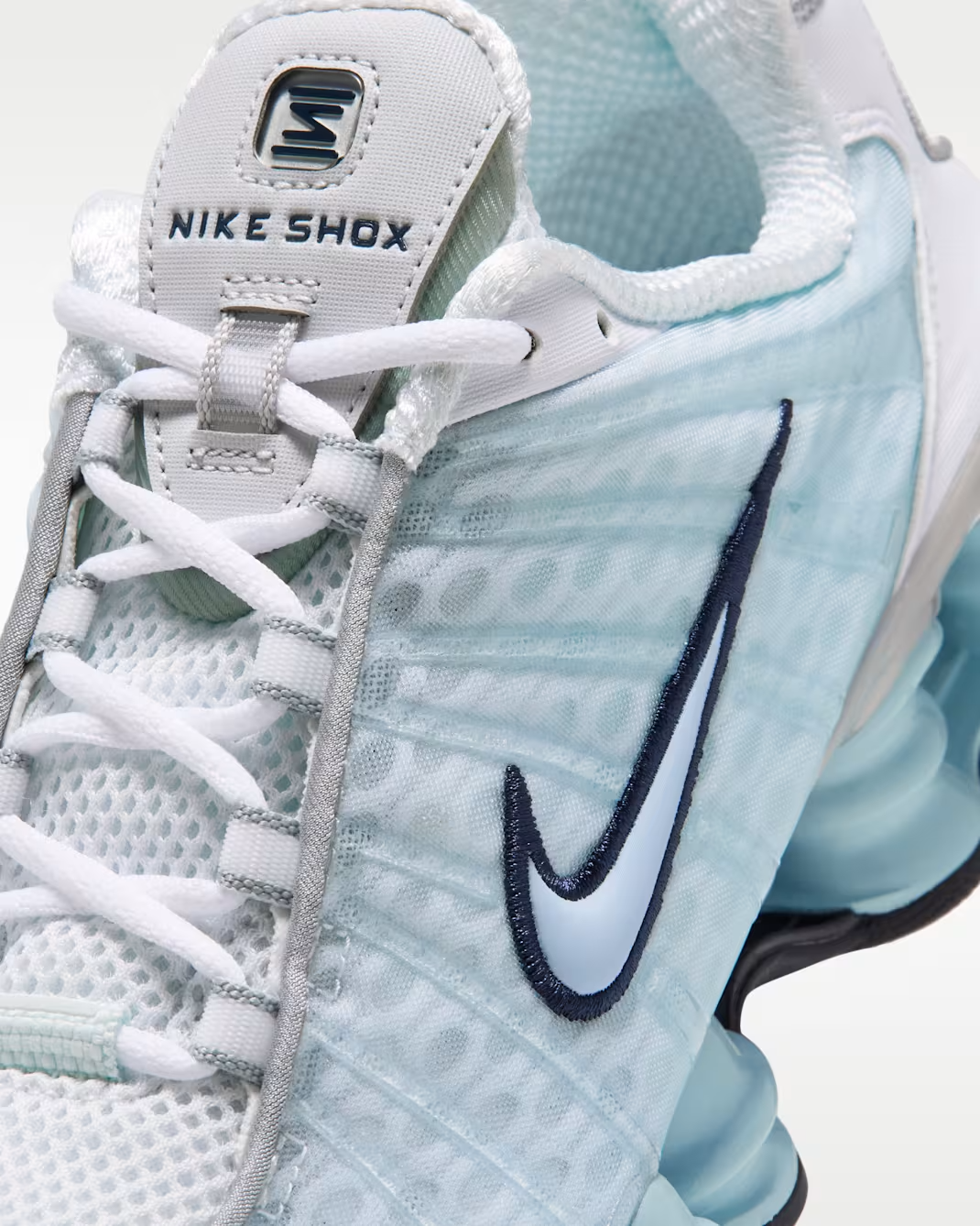 AR3566-012 Nike Shox TL "Neutral Grey/Navy" (Women's)