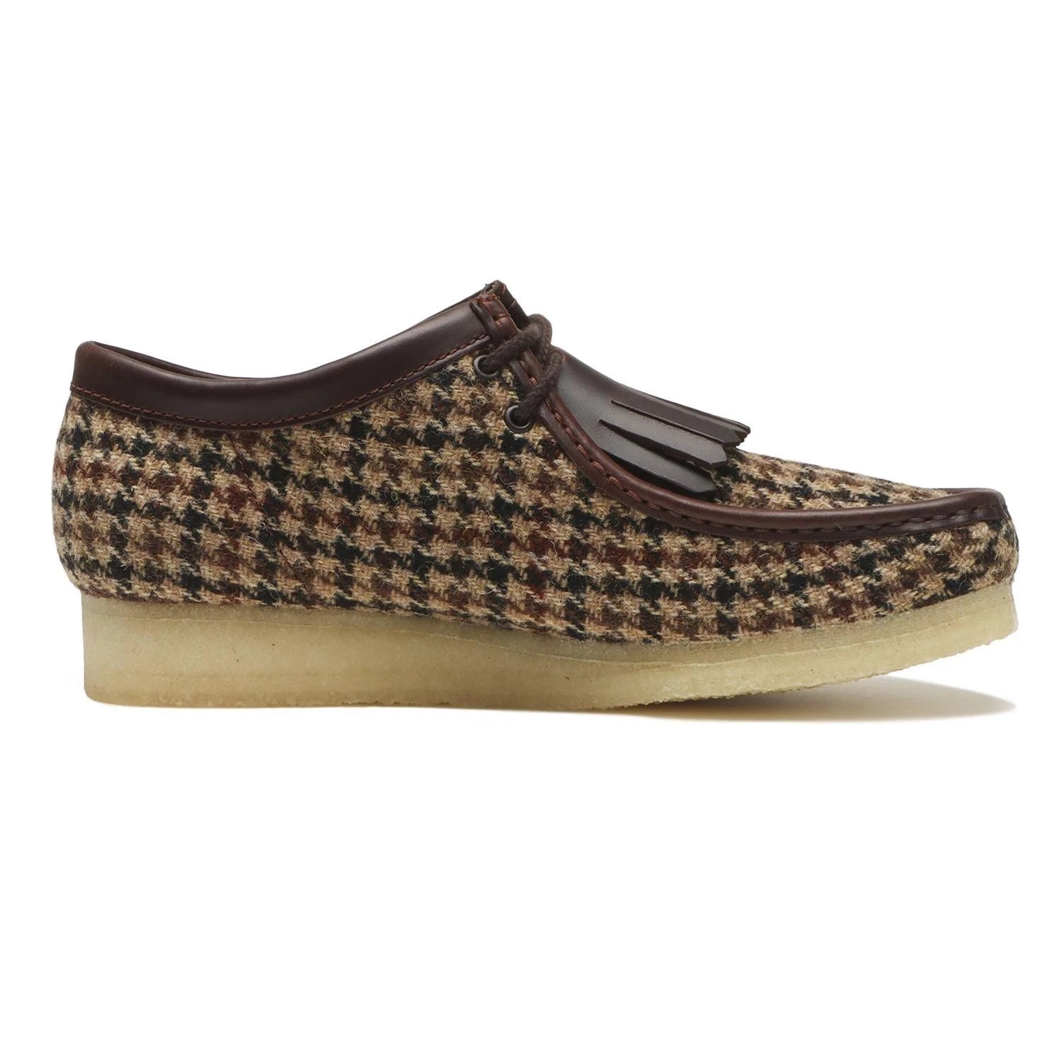 26182791 Harris Tweed Ã Clarks Wallabee Brown Tweed Combi ( Men's )