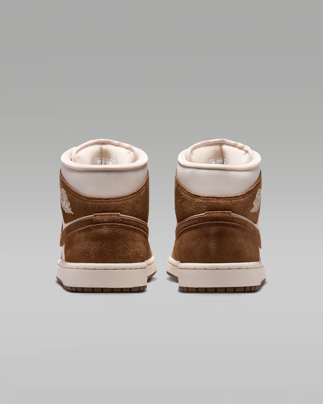 BQ6472-203 Nike Air Jordan 1 Mid "Light British Tan/Chalk" (Women's)