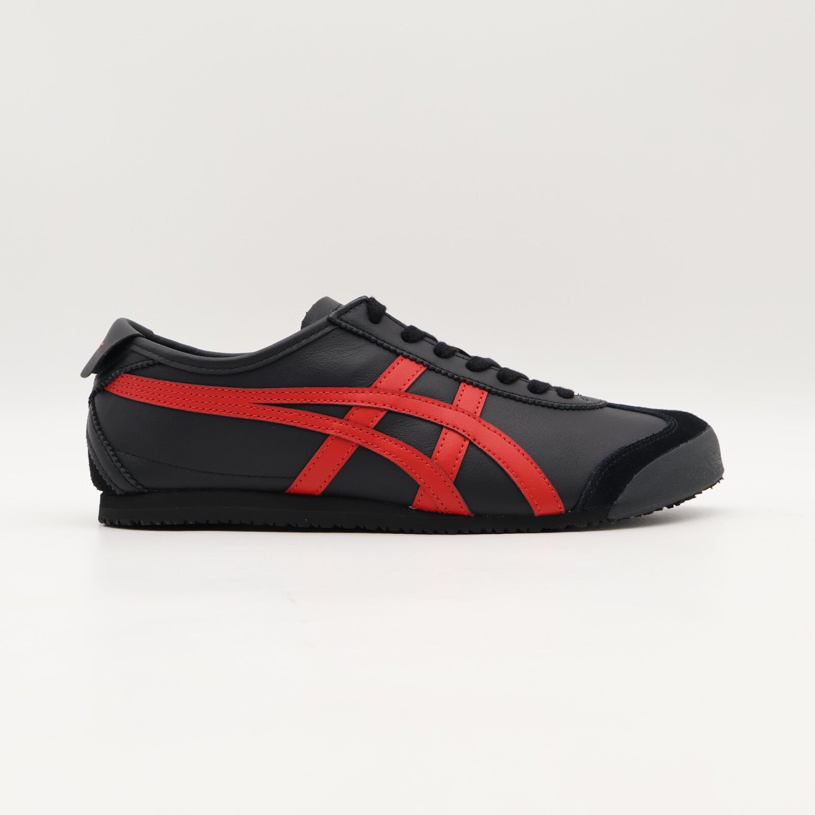 1183C102-004 Onitsuka Tiger Mexico 66 Black Classic Red (Men's)