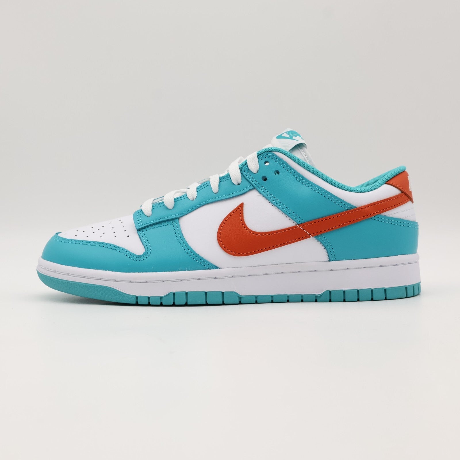 DV0833-102 Nike Dunk Low Miami Dolphins Cosmic Clay Dusty Cactus Green (Men's)