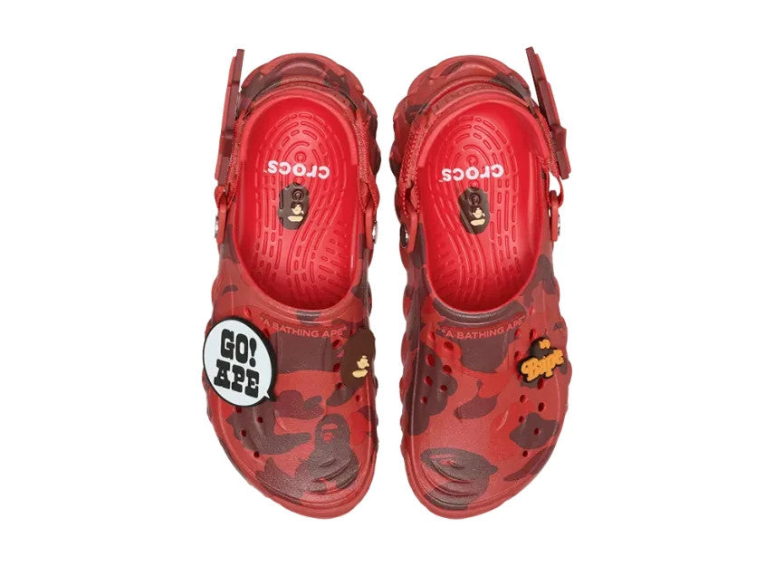 819113 A BATHING APE x Crocs Echo RO Clog "Flame" (Men's)