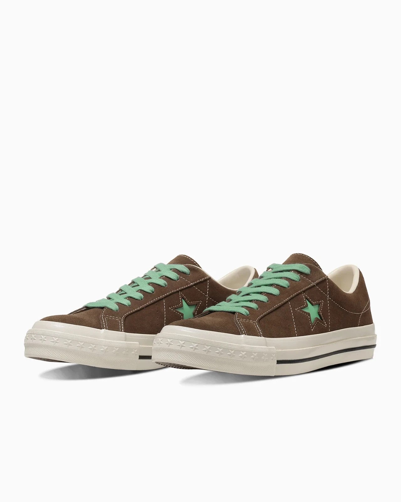33703192 Converse One Star Aged Suede "Brown/Jade Green" (Men's)