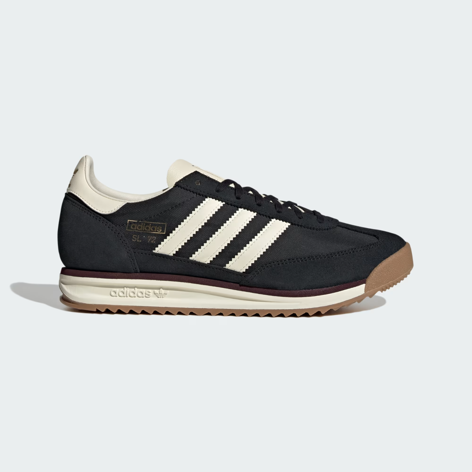 HQ7250 adidas Originals SL72 RS Core Black Cream White Gold Metallic (Men's)