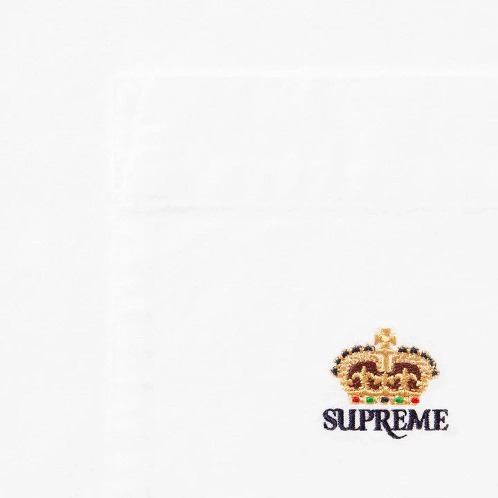 Supreme Loose Fit Flannel Oxford Shirt White