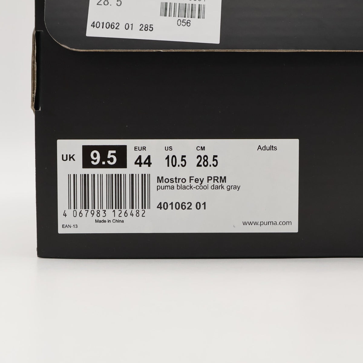 401062-01 Puma Mostro Fey PRM Black Cool Dark Gray (Men's)
