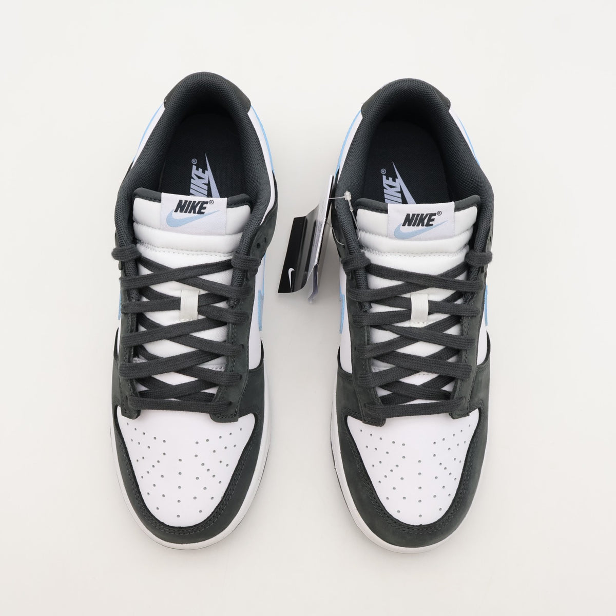 IB3079-100 Nike Dunk Low White Anthracite Light Armory Blue (Men's)