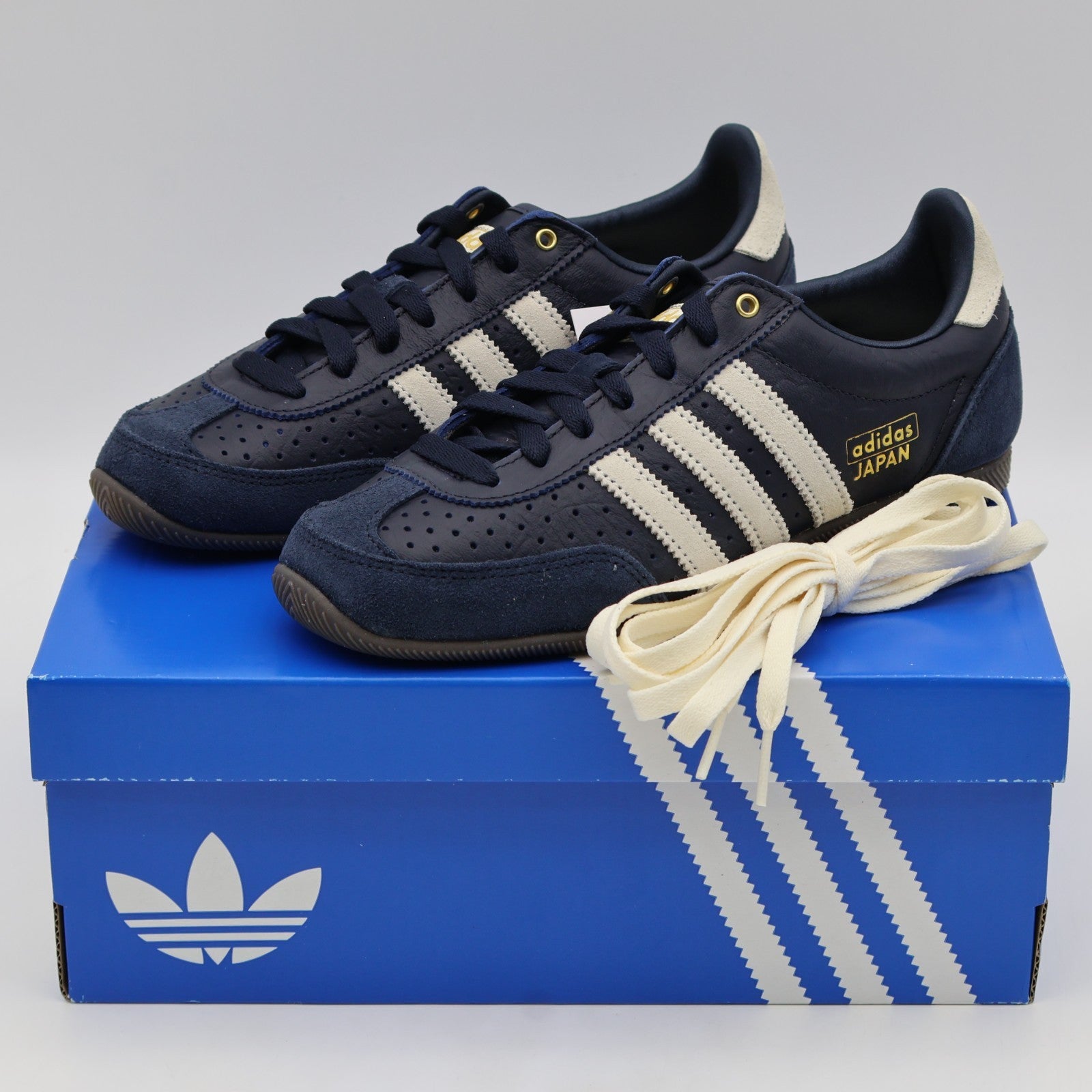 KI1199 adidas Originals Japan Night Navy Cream White Gold Metallic (Women's)