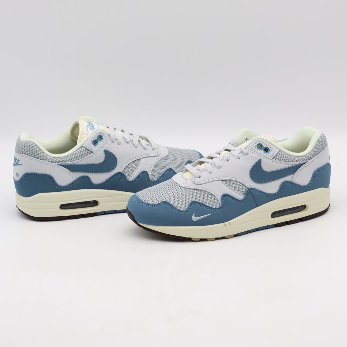 DH1348-004 Nike Air Max 1 Patta Waves Noise Aqua Metallic Silver Pure Platinum