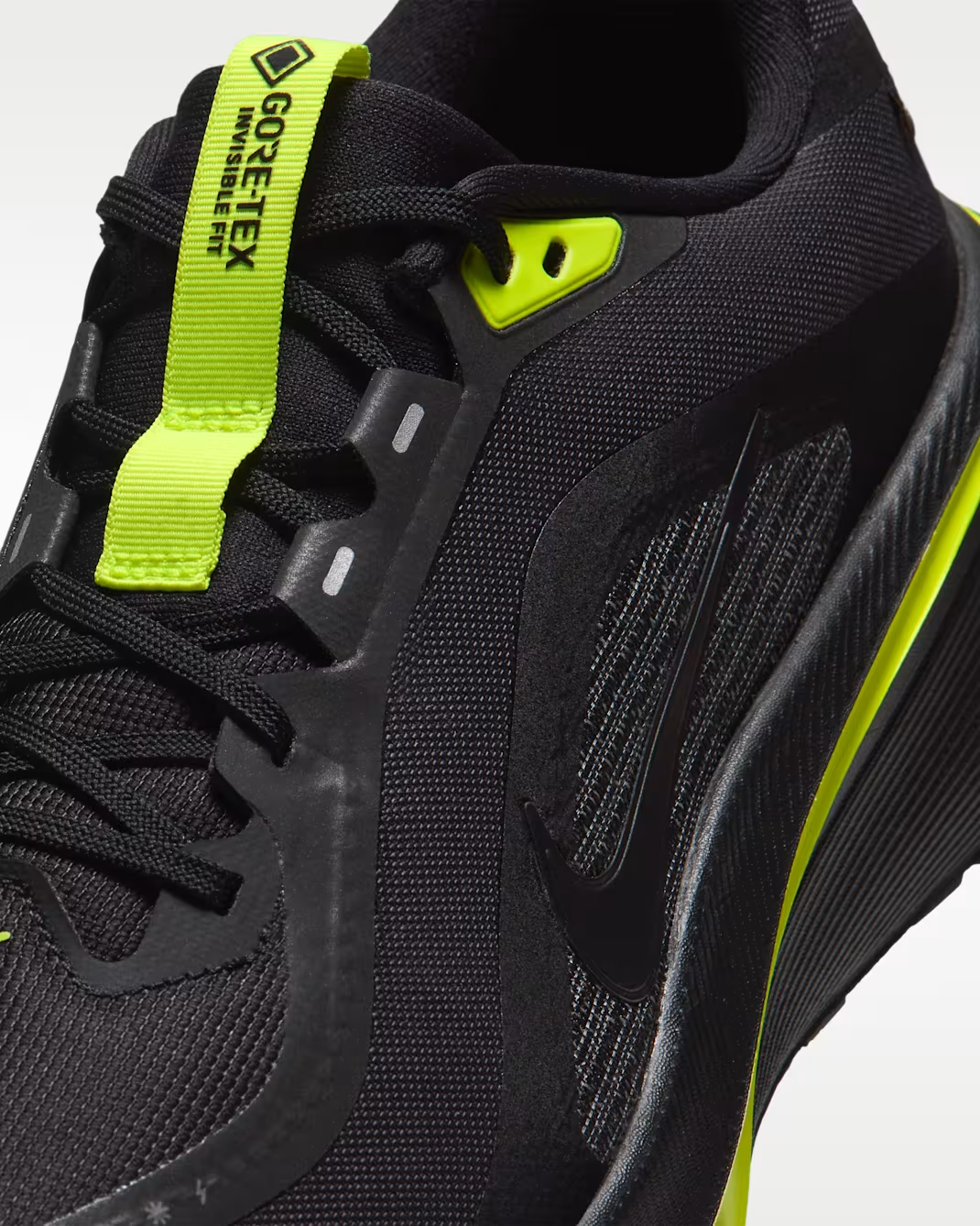 IQ0450-001 Nike Pegasus 42 GORE-TEX "Black/Lemon Venom" (Men's)