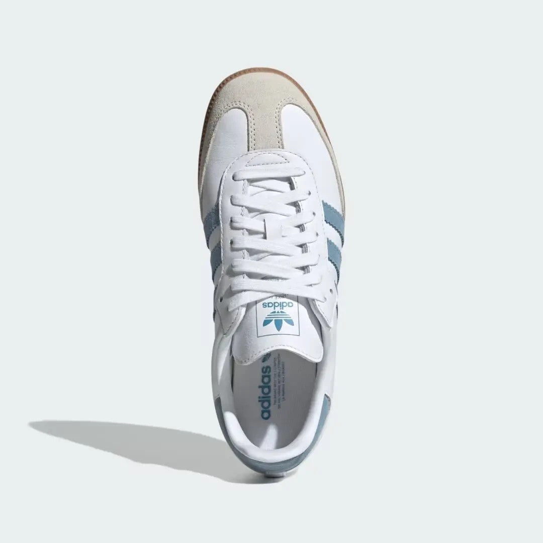 JS1391 adidas Originals Samba OG Cloud White Alumina Ash Blue (Women's)