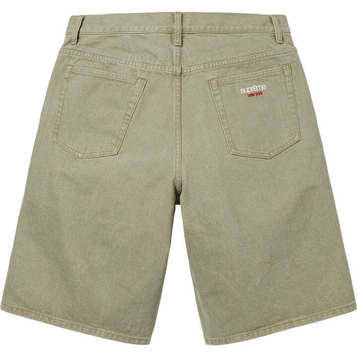 Supreme Baggy Denim Short Olive