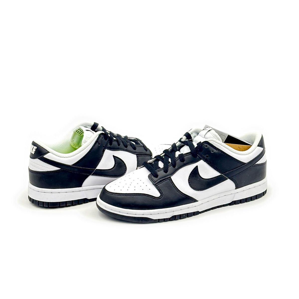 DD1873-102 Nike Dunk Low Next Nature White Black Panda Womens