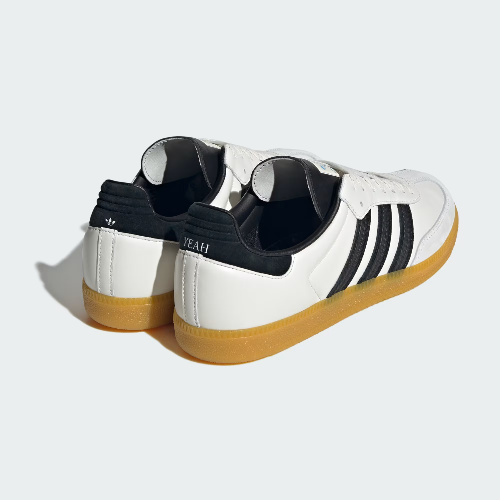 KJ1455 adidas Originals Samba OG Off White Core Black Preloved Yellow (Men's)