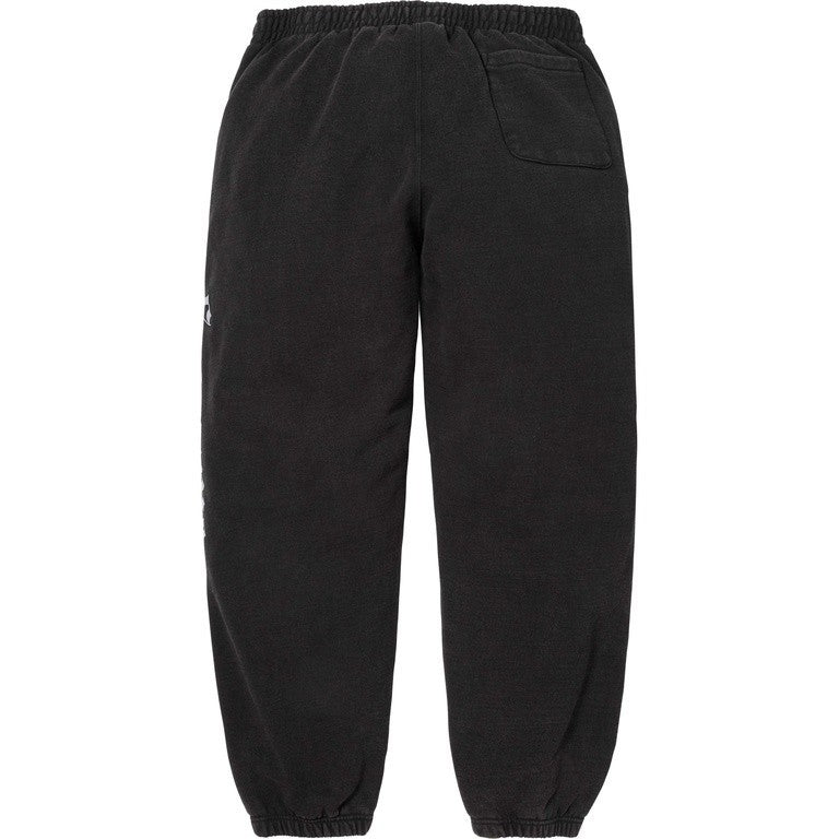 Supreme Washed Old English Sweatpant Black